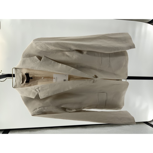 Quince Women's 100% European Linen Structured Blazer Sand M NEW - Picture 1 of 1